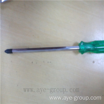 Plastic Handle Nie Chrome Screw Driver Set